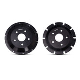 There are two types of aluminum rotor hats for two-piece brake rotors: floating and fixed.