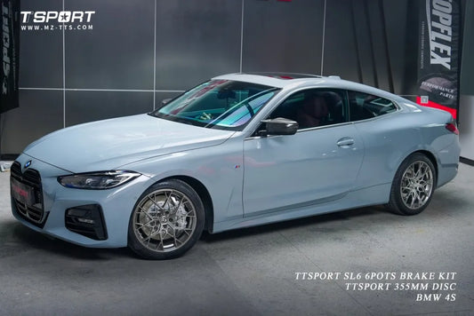 BMW 4 Series (G22) Upgraded with TTSPORT Slim Series SL6 Brake Kit