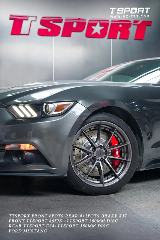 Ford Mustang (S550) Upgraded with TTSPORT Evolution ES4 & Classic 8657S Big Brake Kit